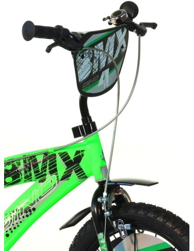 Dino Bikes - Bicicletta 14'' Verde