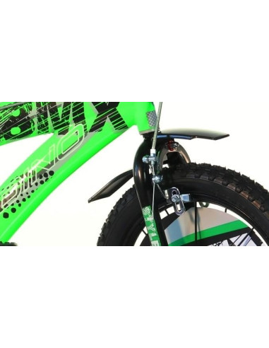 Dino Bikes - Bicicletta 14'' Verde