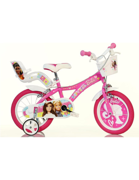 Dino Bikes - Bicicletta 14'' Barbie Rosa