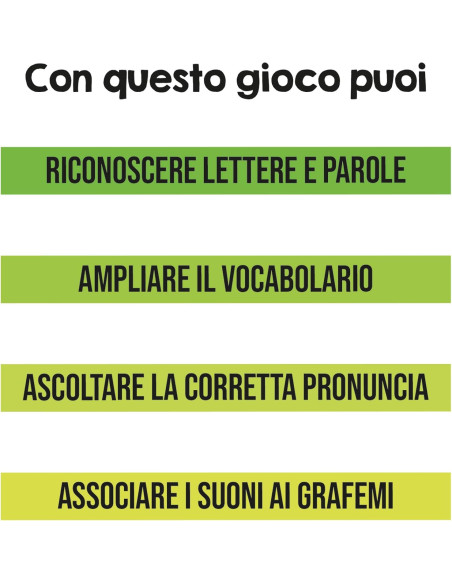 Flashcards Parlanti i suoni dell'alfabeto