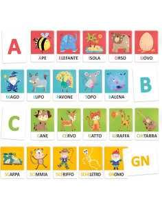 Flashcards Alfabeto Tattile e Fonetico Montessori 2