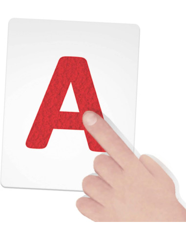 Flashcards Alfabeto Tattile e Fonetico Montessori