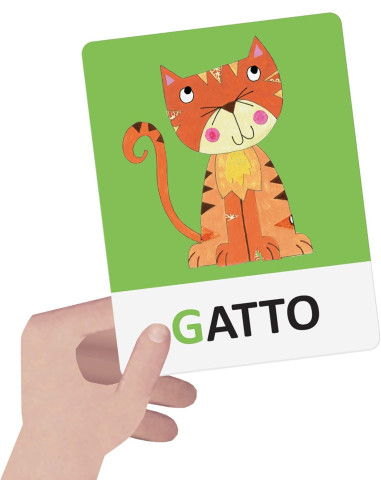 Flashcards Alfabeto Tattile e Fonetico Montessori