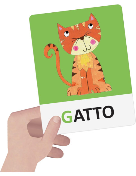 Flashcards Alfabeto Tattile e Fonetico Montessori