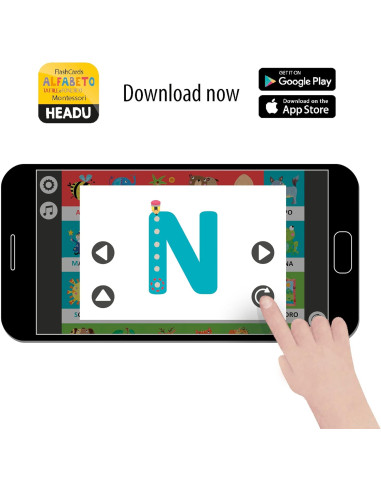 Flashcards Alfabeto Tattile e Fonetico Montessori