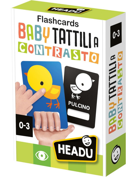 Flashcards Baby Tattili a Contrasto