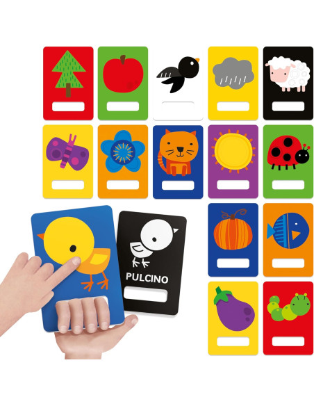 Flashcards Baby Tattili a Contrasto
