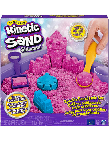 KINETIC SAND Playset Castello di Sabbia Shimmer...