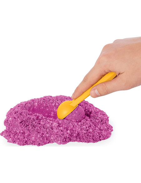 KINETIC SAND Playset Castello di Sabbia Shimmer Rosa