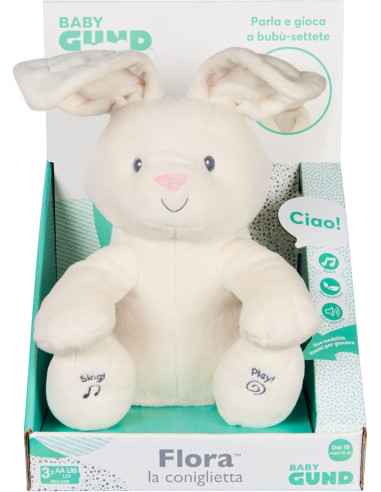 GUND Flora Coniglietto interattivo parlante