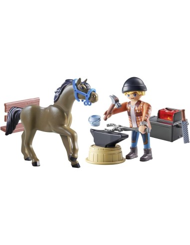 Playmobil Horses - Maniscalco con cavallo