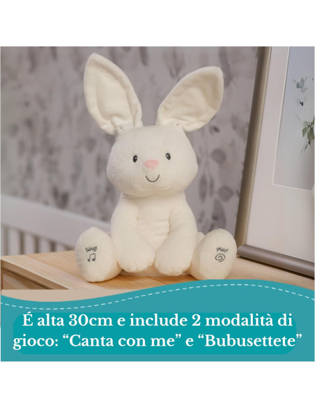 GUND Flora Coniglietto interattivo parlante