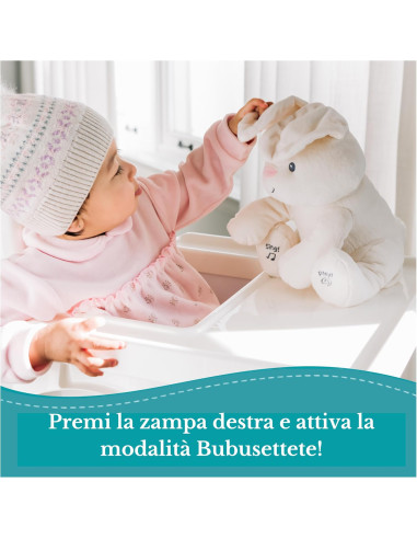 GUND Flora Coniglietto interattivo parlante