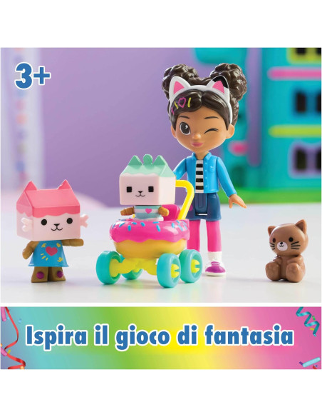Gabby's DollHouse - Pack 4 personaggi Kitty Care