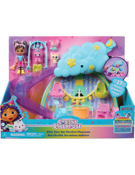 Gabby's DollHouse - Pack 4 personaggi Kitty Care