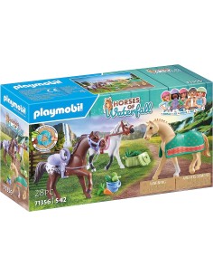 Playmobil Horses - Set 3 cavalli con selle