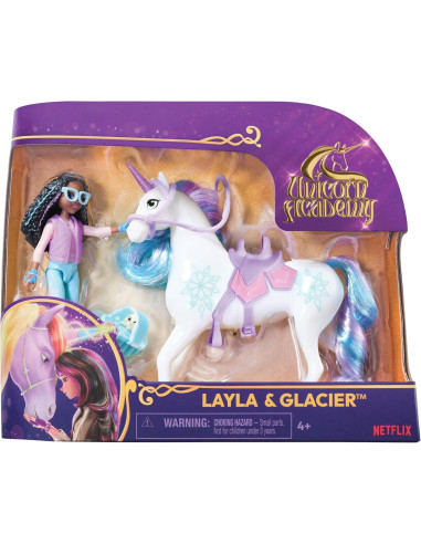 Unicorn Academy Small Doll Layla e Glacier