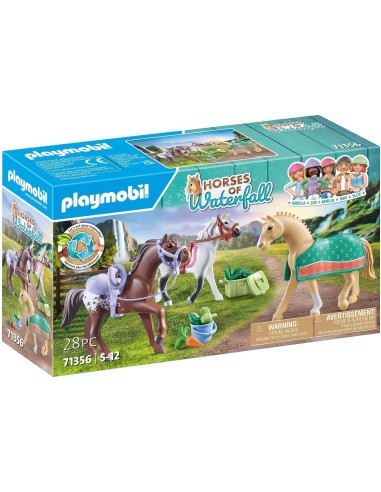 Playmobil Horses - Set 3 cavalli con selle