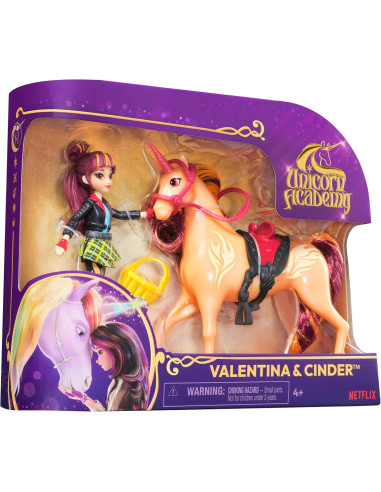 Unicorn Academy Small Doll Valentina e Cinder
