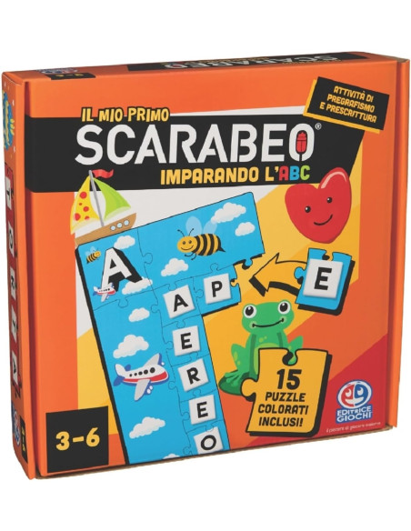 Scarabeo imparando l'ABC Puzzle