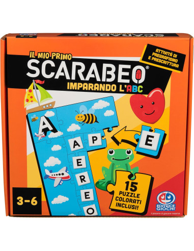 Scarabeo imparando l'ABC Puzzle