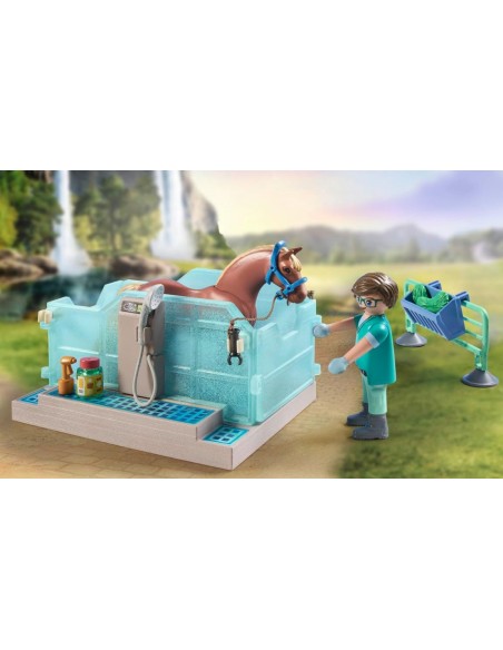 Playmobil Horses - Stalla con veterinario
