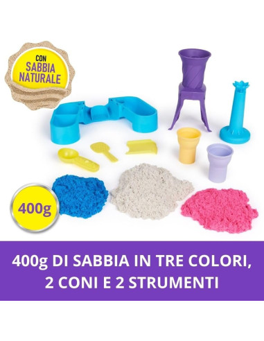 Kinetic Sand Playset Gelateria Colorata