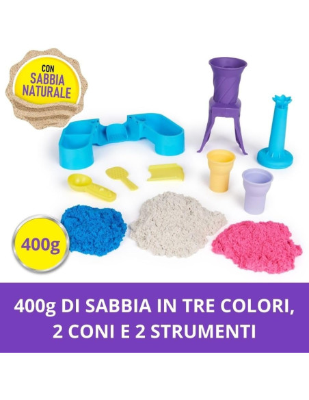 Kinetic Sand Playset Gelateria Colorata
