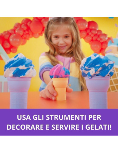 Kinetic Sand Playset Gelateria Colorata