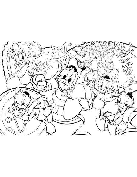 Disney Puzzle DF Maxi Floor 108 Paperino