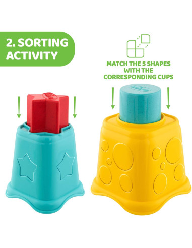 GIOCO 2IN1 TAZZE IMPILABILI ECO+