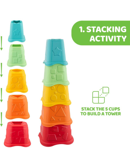 GIOCO 2IN1 TAZZE IMPILABILI ECO+