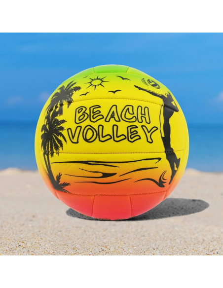 Pallone Beach Volley Rainbow Gonfio pvc