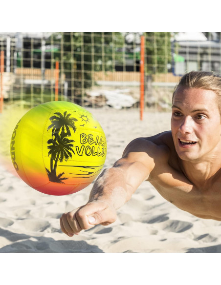 Pallone Beach Volley Rainbow Gonfio pvc