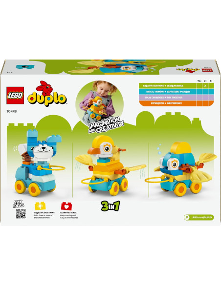 Lego Duplo Town - Animali su ruote 3 in 1
