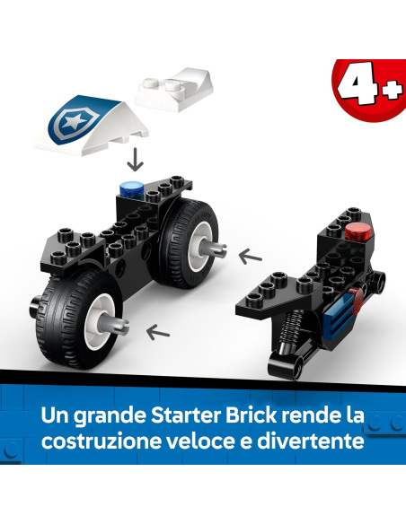 Lego City - Inseguimento della moto della polizia