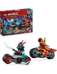 Lego Ninjago - Gara di velocità sulla moto di Kai