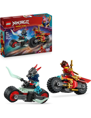 Lego Ninjago - Gara di velocità sulla moto di Kai