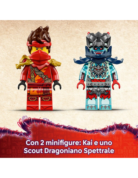 Lego Ninjago - Gara di velocità sulla moto di Kai