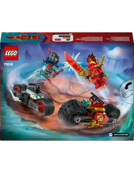 Lego Ninjago - Gara di velocità sulla moto di Kai