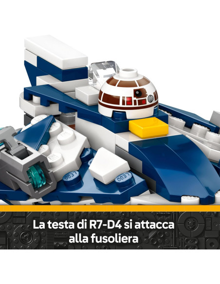 Lego Star Wars - Microfighter Jedi Starfighter di Plo Koon