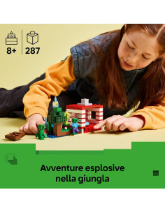 Lego Minecraft - Casa nella giungla esplosiva 2