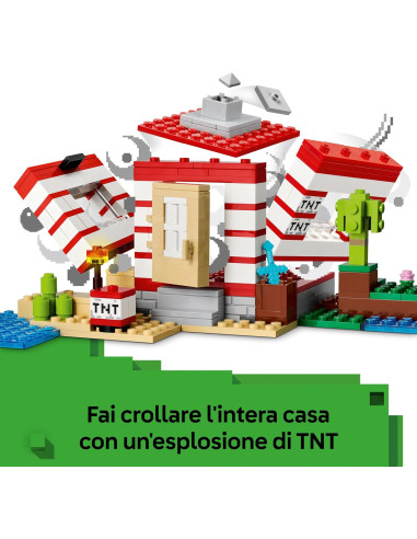 Lego Minecraft - Casa nella giungla esplosiva