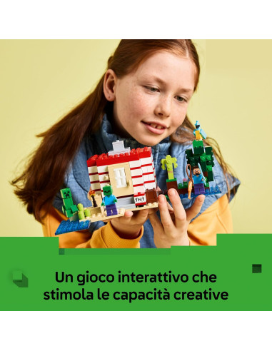 Lego Minecraft - Casa nella giungla esplosiva