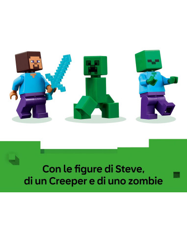 Lego Minecraft - Casa nella giungla esplosiva