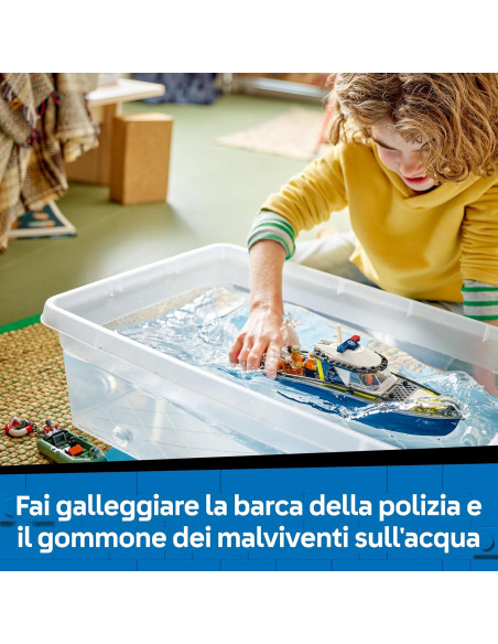 Lego City - Inseguimento del motoscafo della Polizia
