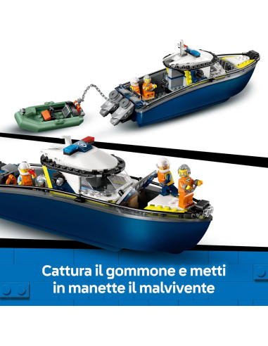Lego City - Inseguimento del motoscafo della...