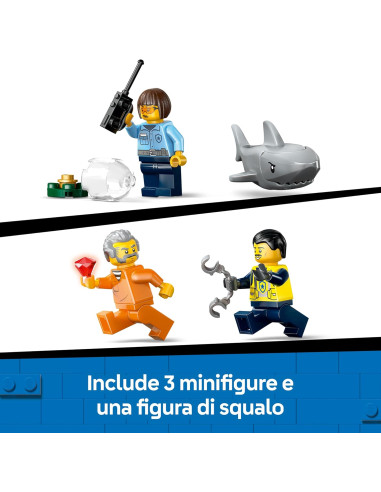 Lego City - Inseguimento del motoscafo della...