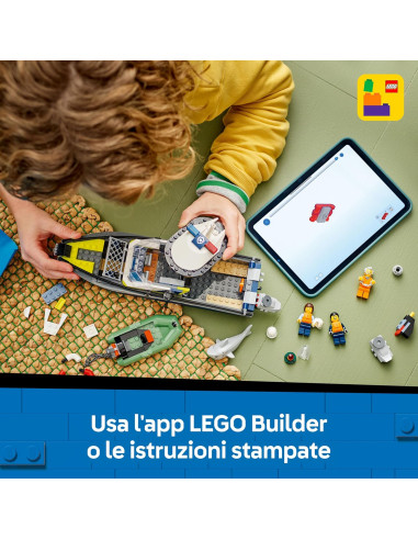 Lego City - Inseguimento del motoscafo della...