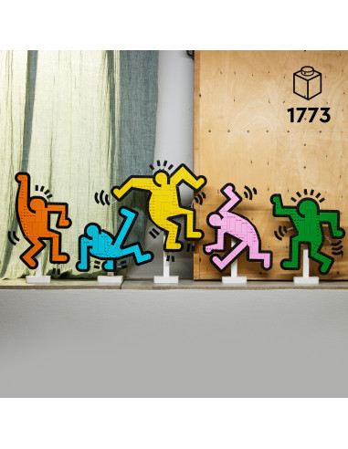 Lego Art - Figure danzanti Keith Haring